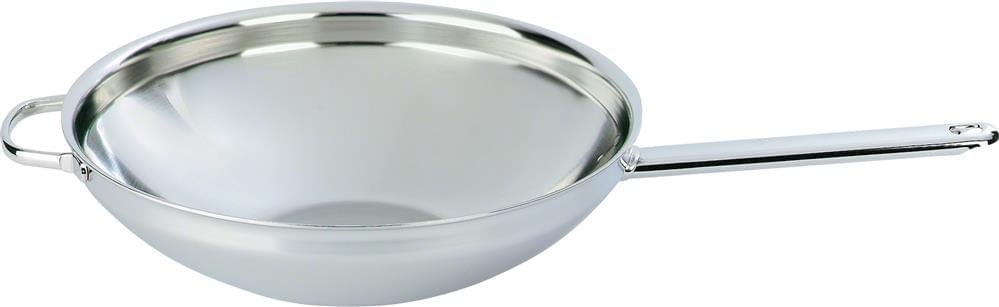 Wok in acciaio