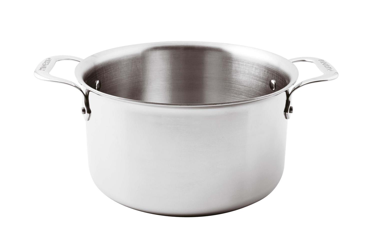 High saucepan Series 12200 5-Ply in Alu-stainless steel with two handles for induction, diam.24cm