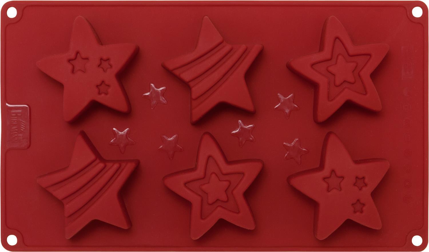 Mini-Cakes Stars cake/cake mold with 6 cavities