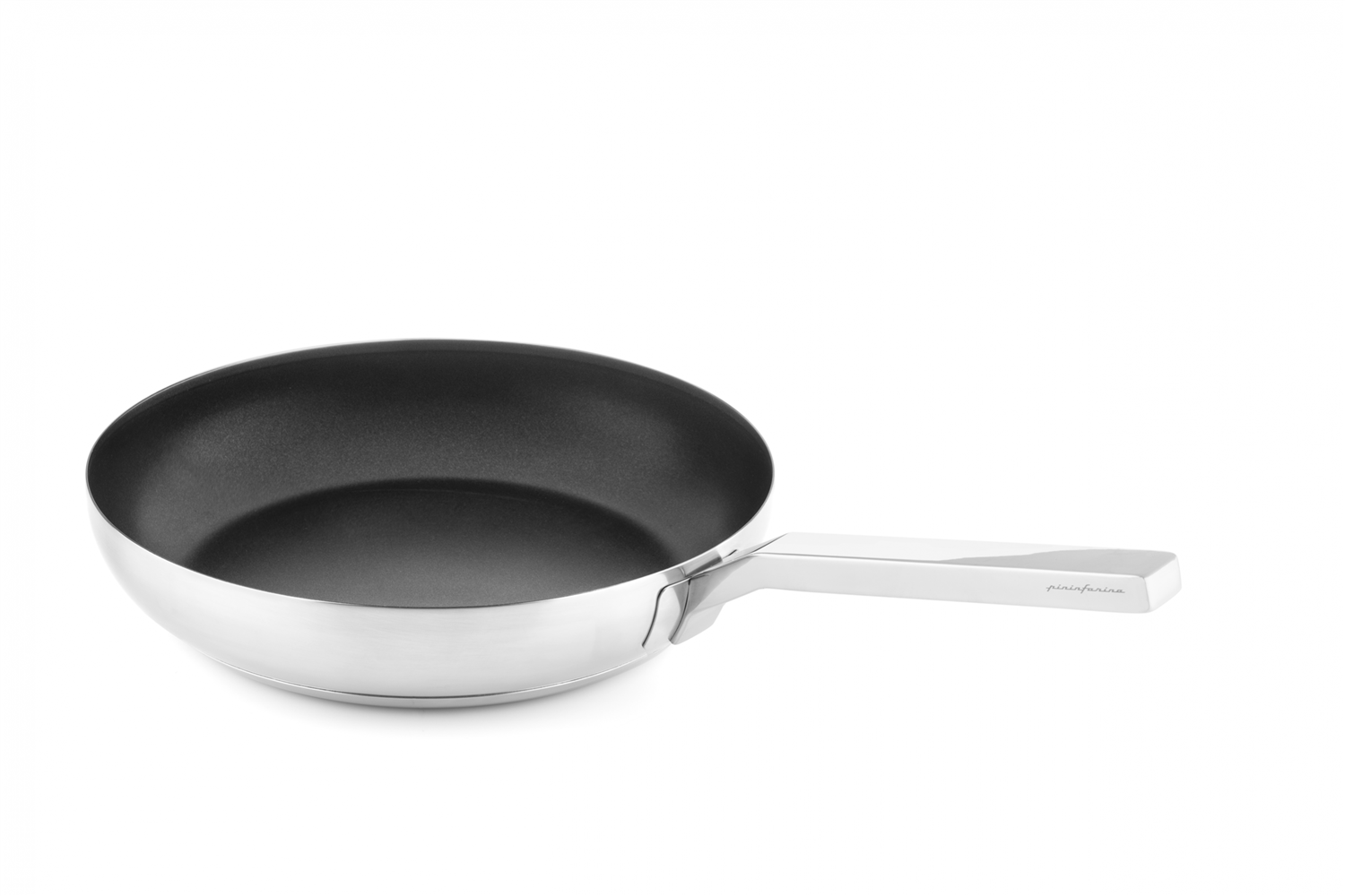 Padella antiaderente in acciaio inox per induzione linea Stile by Pininfarina, diam. 24cm 