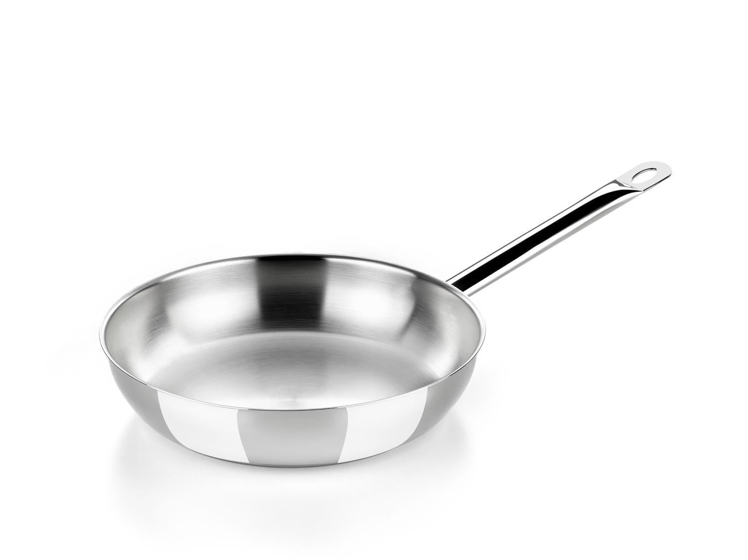 Padella con un manico in acciaio inox per induzione modello Professional, diam. 26cm