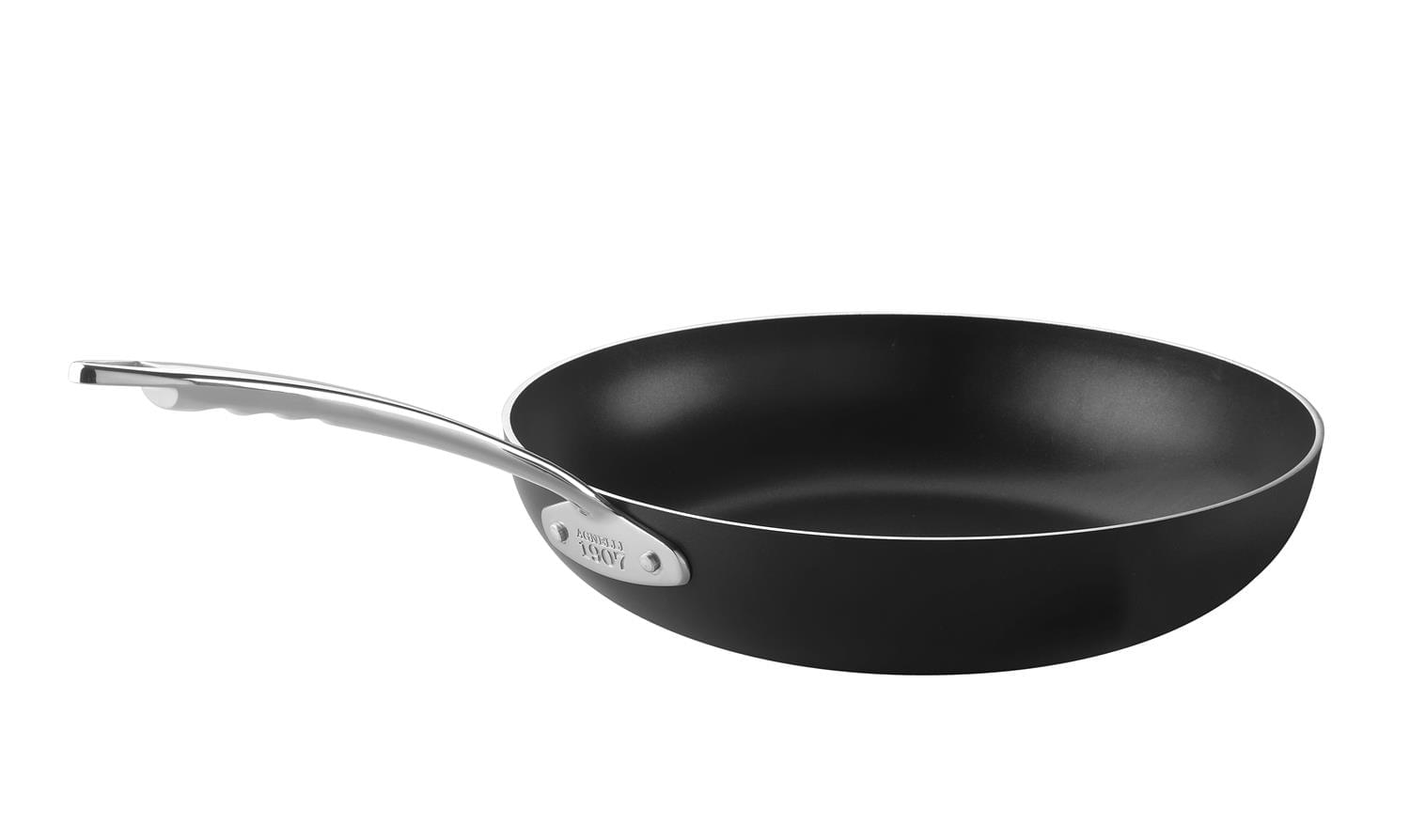 Padella Svasata Alta AlBlack 1907 in alluminio antiaderente 3mm, un manico, diam. 32cm