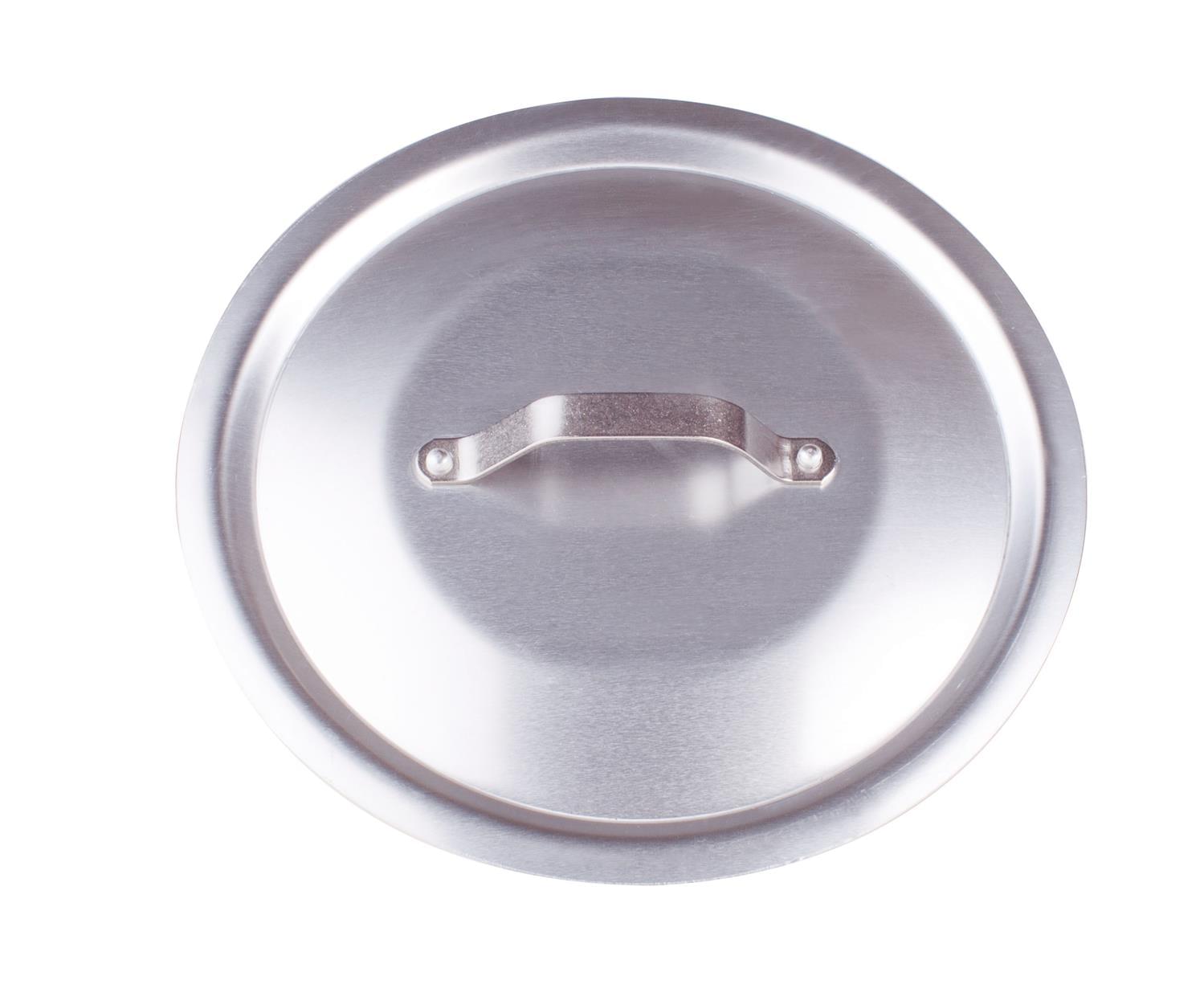 Coperchio Rotondo Pesante in alluminio 3mm con ponticello, diam. 24cm