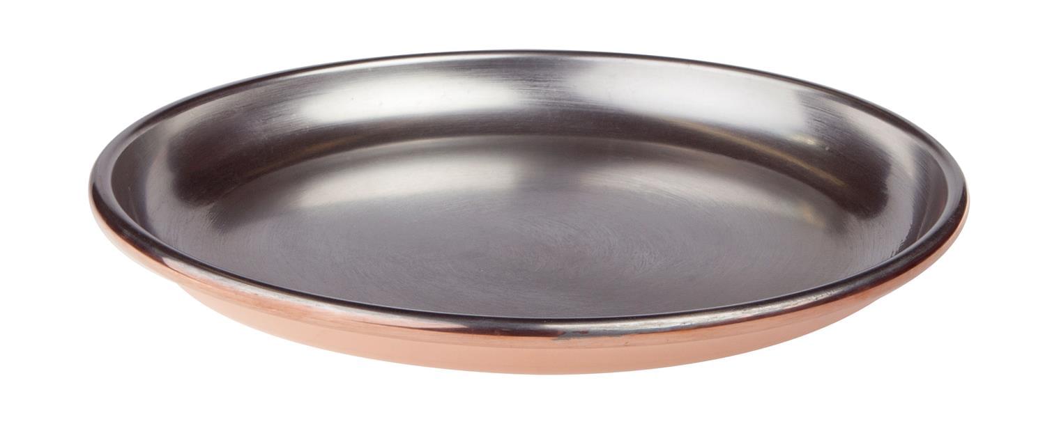 Seafood tray in hand-tinned smooth copper 2mm