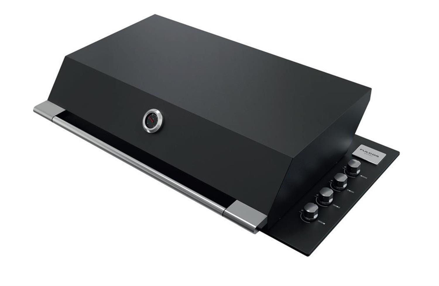 High black lid for Fulgor Professional Outdoor Barbecue 90cm