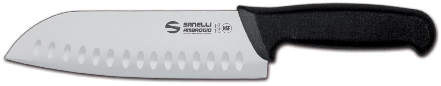 Santoku knife, 18 cm alveolar blade, Supra line by Sanelli Ambrogio