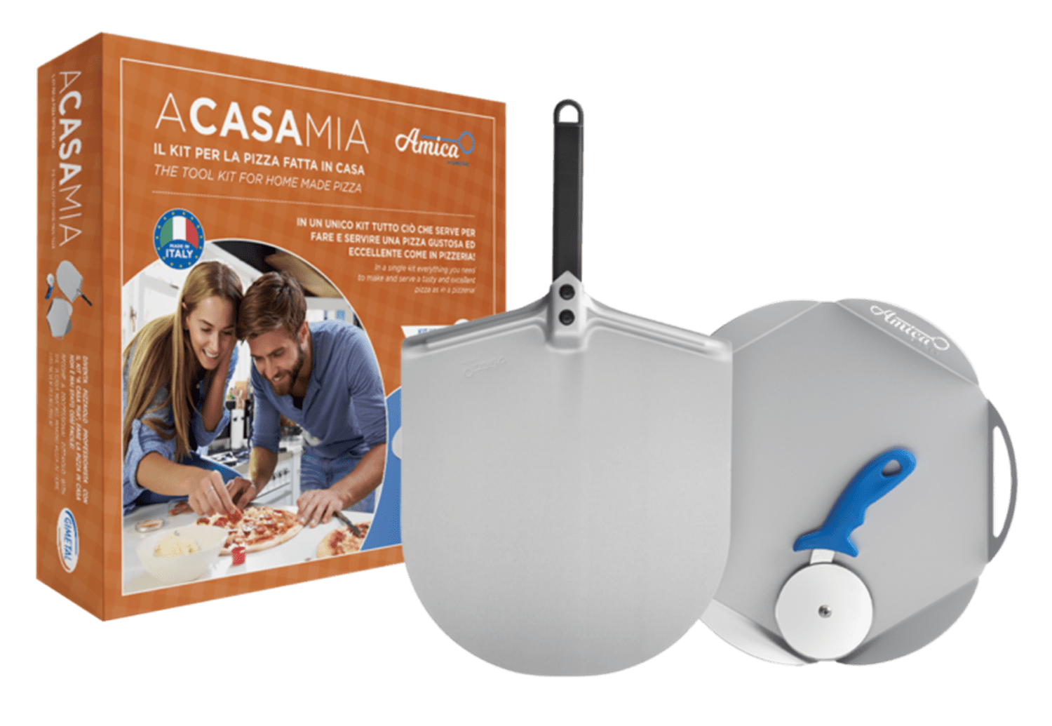 Kit pizza fatta in casa 'A CASA MIA' di Gi Metal