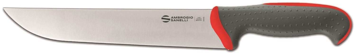 French knife, 24 cm blade, red colour, Tecna line