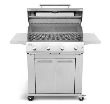 Barbecue a gas Fry Top 750 4 fuochi con carrello Sun Grill Compact Pianeta Grill 