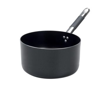 AlBlack high saucepan in 3mm non-stick aluminum with “cool” handle, diam. 20cm