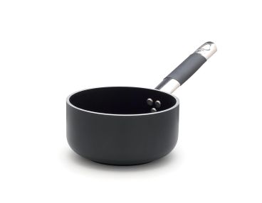 Casseruola Alta AlBlack in alluminio antiaderente 5mm, per induzione con manico “cool”, diam. 24cm