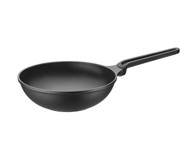 Wok with a PFAS-free non-stick aluminum handle, for induction, Fusioni line, diam. 30cm