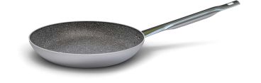 Padella svasata bassa in alluminio antiaderente Stone per induzione, spessore 4 mm, diam. 24cm
