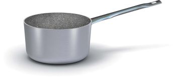 Casseruola media in alluminio antiaderente Stone per induzione con un manico, spessore 4 mm, diam. 24cm