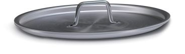 Coperchio ovale in alluminio, diam.32cm