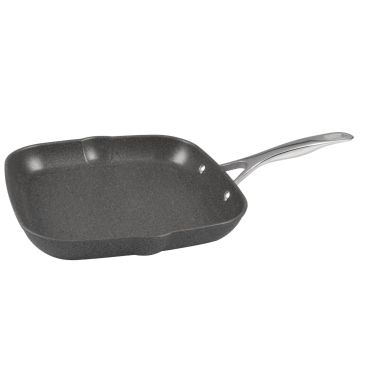 Bistecchiera in alluminio antiaderente con manico per induzione linea Salina, diam.28cm