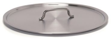 Flat lid in stainless steel, diam.20cm (END OF SERIES)