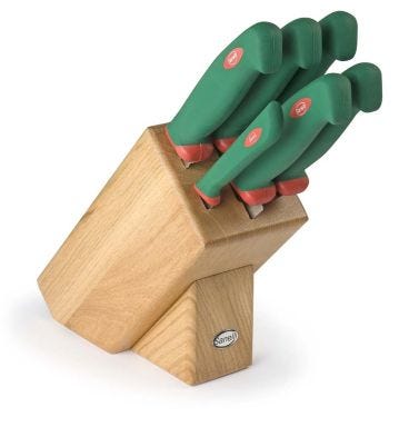Ceppo in rovere 6 pezzi linea Premana Professional di Sanelli