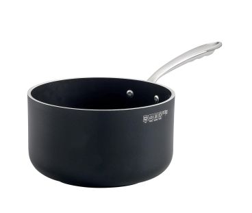 Casseruola Alta AlBlack 1907 in alluminio antiaderente 5mm, un manico, diam. 20cm