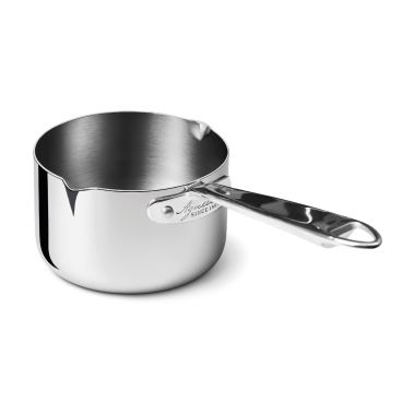 Casseruola alta per induzione Alu-inox 1907 3ply lucido per induzione,  diam. 12 cm – 1 manico