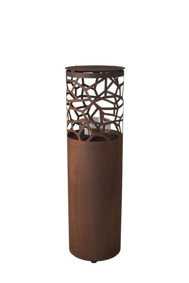 Fungo riscaldante a pellet per esterno Model L Core Corten Primato 