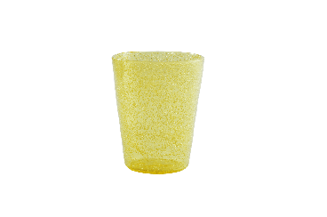 Bicchiere acqua Memento Synth metacrilato, Giallo, 6 pezzi