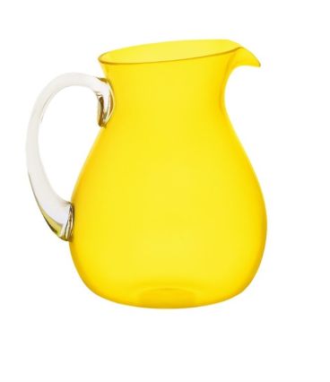 Memento Synth methacrylate table carafe, Yellow