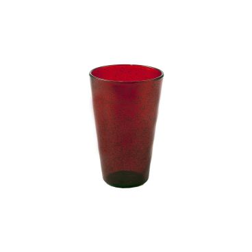 Bicchiere alto da bibita Memento Synth metacrilato, Rosso, 6 pezzi