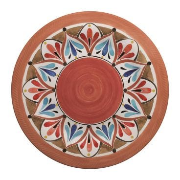 Piatto piano in melamina, Linea Madrid, diam. 26,7cm - 6 pezzi