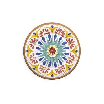 Dessert plate in melamine, Porto Line, diam. 21,6cm - 6 pieces