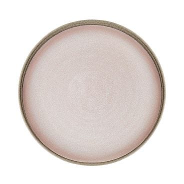 Piatto dessert in melamina, Linea Rena Rosa, diam. 21,6cm - 6 pezzi