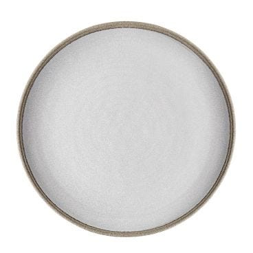 Piatto piano in melamina, Linea Rena Bianca, diam. 26,7cm - 6 pezzi
