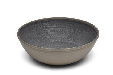 Insalatiera in melamina, Linea Rena Nera, dim. 31x9cm