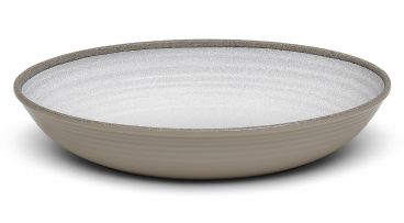 Oval rice dish in melamine, Rena Bianca line, dim. 33x22cm