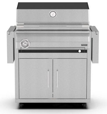 Carrello per barbecue Fusion 400 e Ember 800 in acciaio inox Brabura