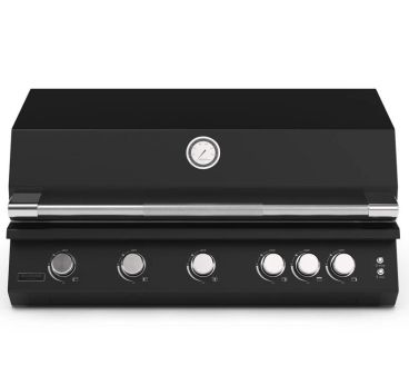 Barbecue a gas 5 fuochi Fusion 500 RM nero da incasso Brabura