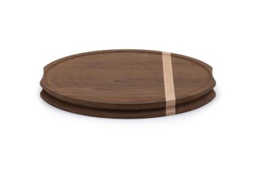 Tagliere rotondo in legno Luchetti, diam. 40cm