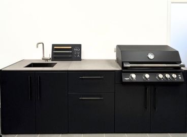 Cucina da Esterno Brabura con Barbecue, Lavello e Cassettiera - PRODOTTO IN ESPOSIZIONE, RITIRO IN SEDE