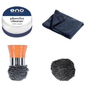 Kit pulizia per plancha Enò, 4 pezzi