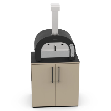 Modulo per appoggio forno pizza, bianco perla CT 90 Brabura