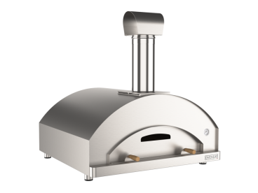 Wood-fired oven 5 Pizzas with steel door, by OVENEAT Stainless Steel