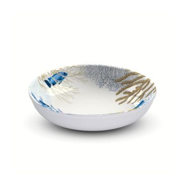 Piatto Fondo in melamina, Linea Corallo, diam. 22,5cm, 6 pezzi