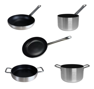 Fasa Basic Non-Stick Aluminum Cookware Set for Induction, 5 Pieces