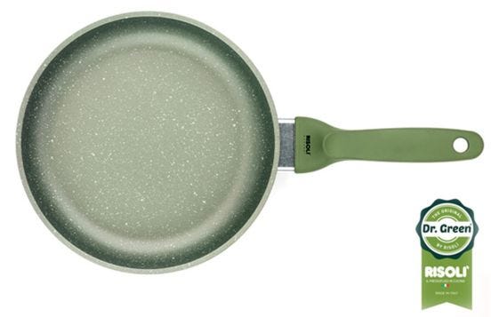 Padella Dr. Green in alluminio pressofuso con manico in bakelite, diam. 24cm