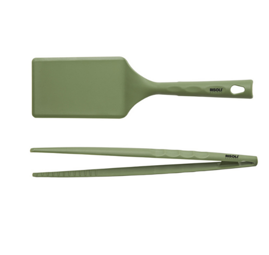 Pala lasagna e Pinza da cucina in nylon Dr Green di Risolì