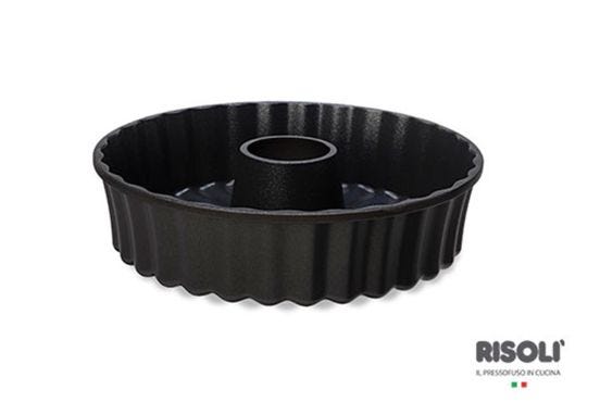 Ciambellone con foro Royal d&#039;alù Black Plus in alluminio pressofuso, diam. 26cm
