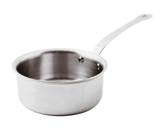 Casseruola alta Serie 12200 5-Ply in Alu-inox con un manico per induzione, diam.18cm