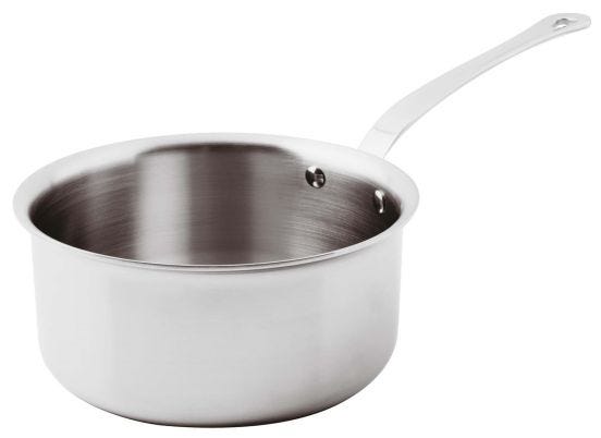 Casseruola alta Serie 12200 5-Ply in Alu-inox con un manico per induzione, diam.20cm
