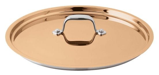 Coperchio Serie 15600 3-Ply in rame per induzione, diam. 24cm