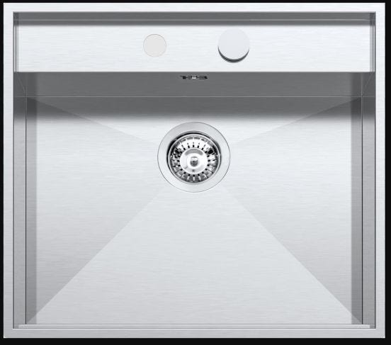 Lab 316 built-in, flush and undermount sink 57x51cm with Barazza bowl